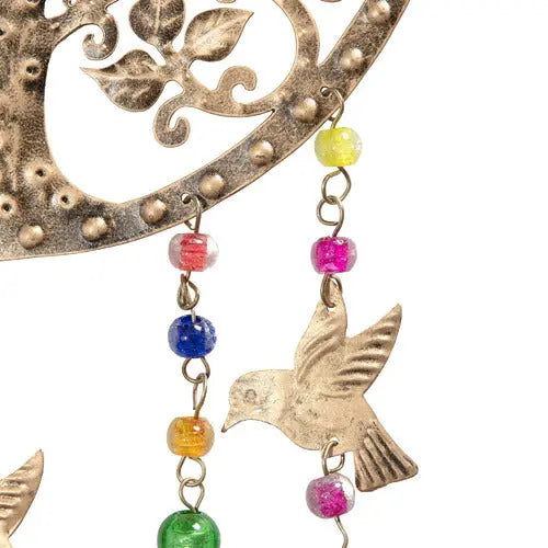 Handcrafted Tree of Life with Birds & Beads - Home Decor