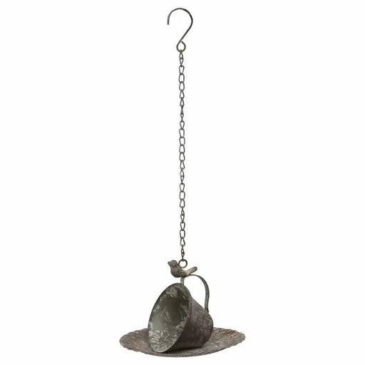 Hanging Cup & Saucer Birdfeeder