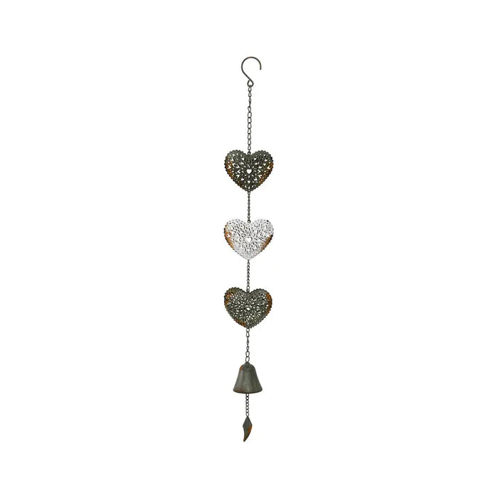 Hanging Hearts Bell Chime - Chimes