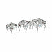 Set/3 Nested Square Birds & Branch Garden Plant Stands