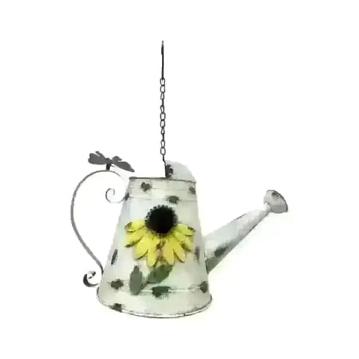 Watering Can w/Sunflower Birdhouse 39x21x46cm