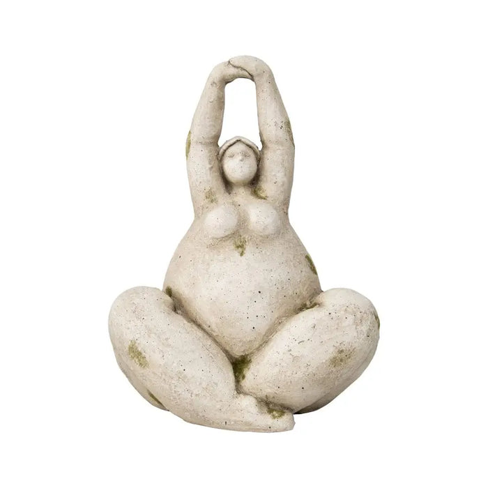 Yoga Pose Lady Garden Statue 24x32x43cm